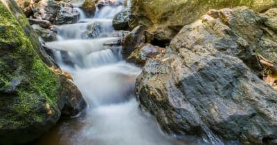 Waterfall in the Maredumilli forest, East Godavari