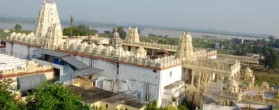 Bhadrachalam Sri Rama temple on the hill above the Godavari